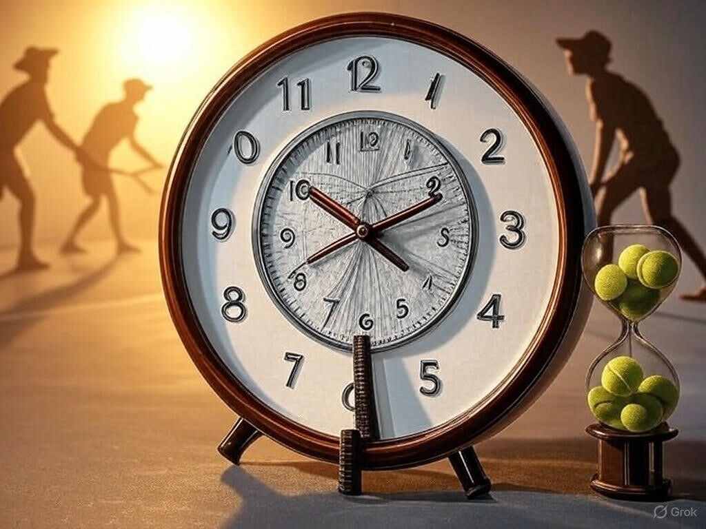 Время в теннисе: часы, которые не тикают